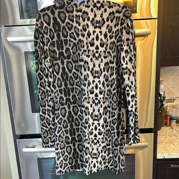 Leopard Print Women's Cardigan - Picture 5 of 6